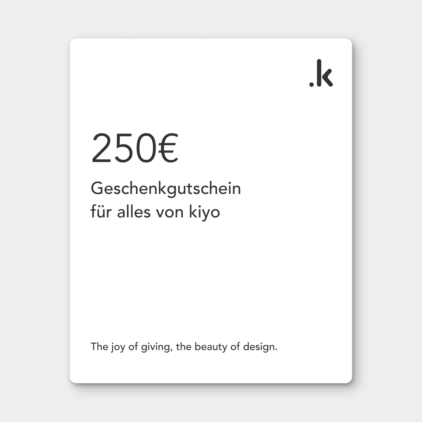 250€ Geschenkgutschein für Modulare Regalsysteme aus Würfeln