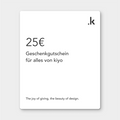 25€ Geschenkgutschein für Modulare Regalsysteme aus Würfeln