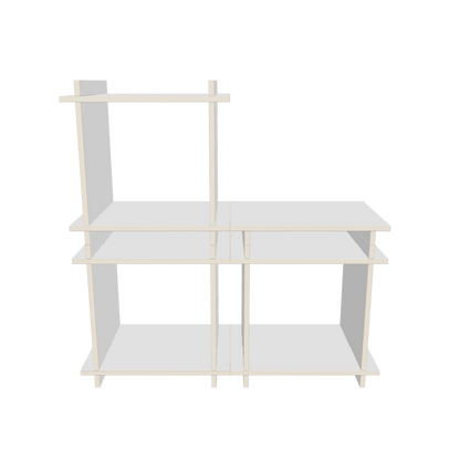 3d Datei unseres triangle Bundles einem Sideboard aus dem modularen Regalsystem R1 von Kiyo. 